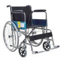 Fauteuil roulant manuel en acier standard